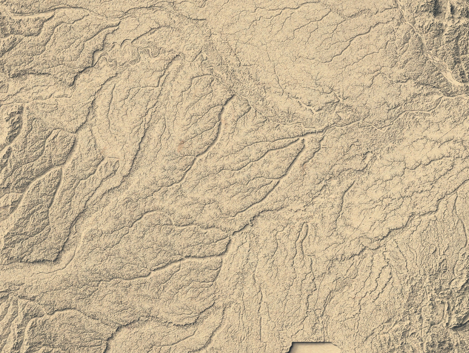 Detailed close-up of a vintage Amazonas State (Brazil) relief map, showcasing textured topography and geographic contours