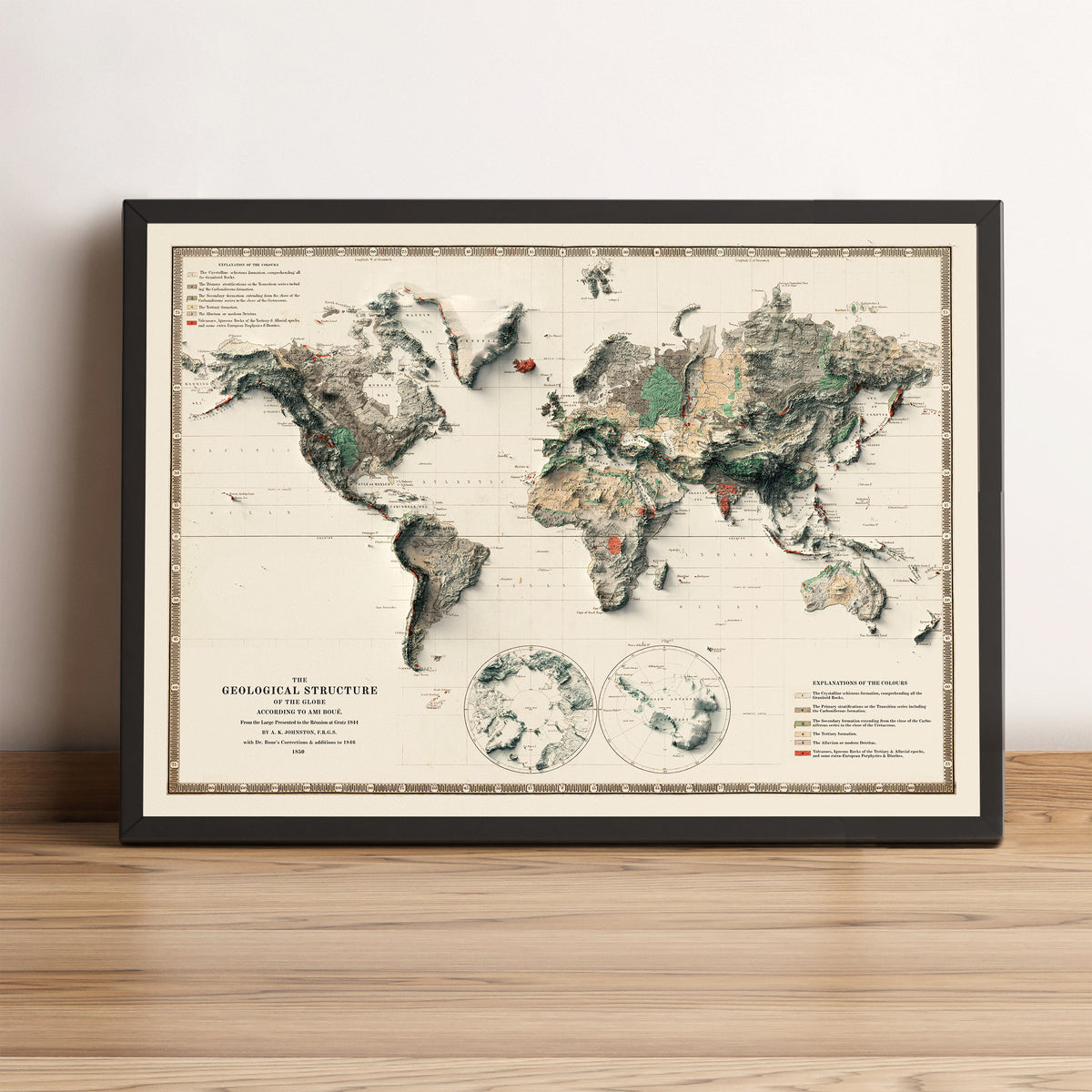 World Map Jacques Bertins 1953 Projection Stock Illustration - Download  Image Now - Abstract, Arrival, Art - iStock