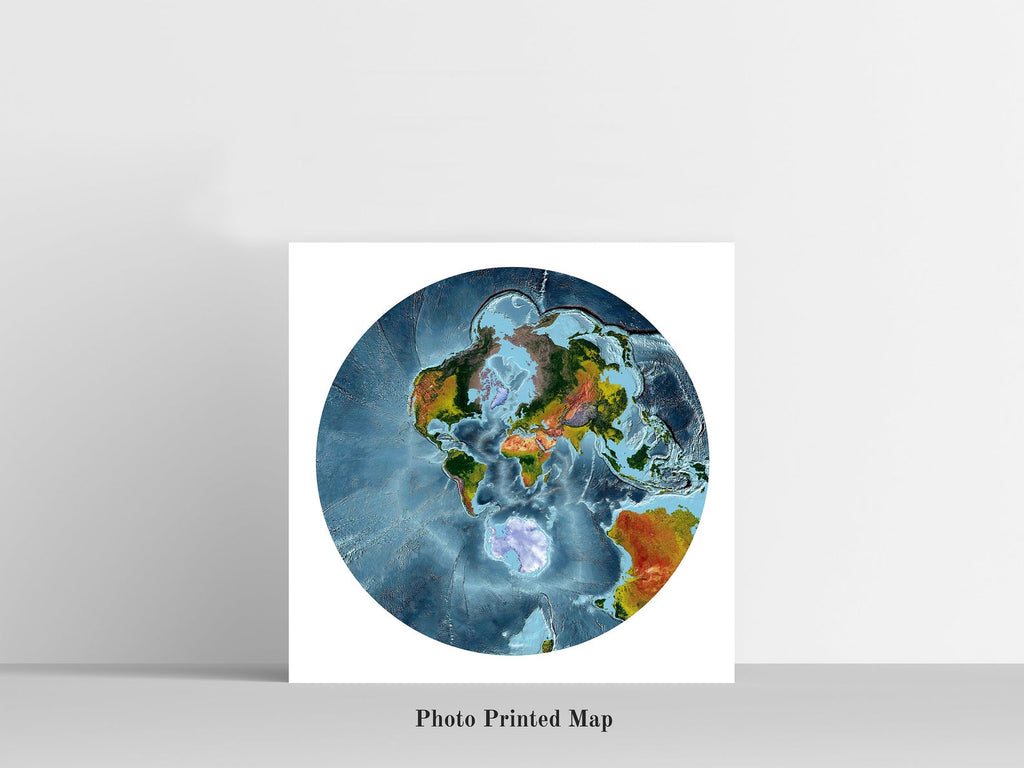 Stereographic Projection Map