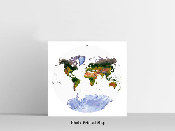World Map - Van der Grinten Projection