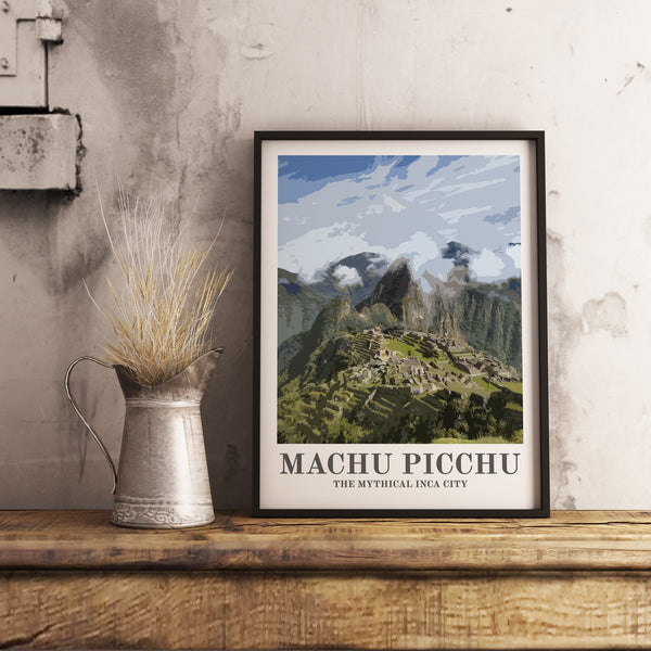 Machu Picchu, Peru Travel Poster